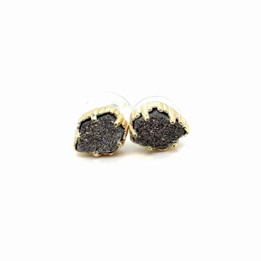 Kendra Scott‎ Tessa Platinum Druzy Earrings